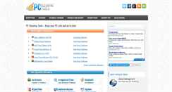 Desktop Screenshot of pccleaningtools.com